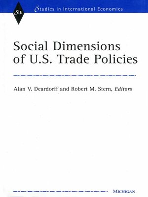 cover image of Social Dimensions of U.S. Trade Policies